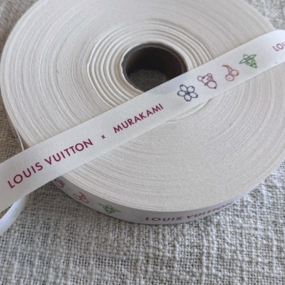 Louis Vuitton × Murakami Cross-Grain Ribbon FIVE (5) Yards - Picture 5 of 5